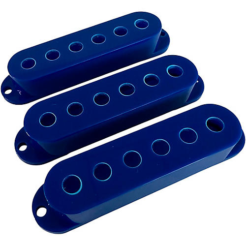AxLabs Set Of Single Coil Pickup Covers In Vintage Spacing (52mm) Blue
