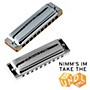 SEYDEL Set of 12 - Blues 1847 CLASSIC Harmonicas and Softcase