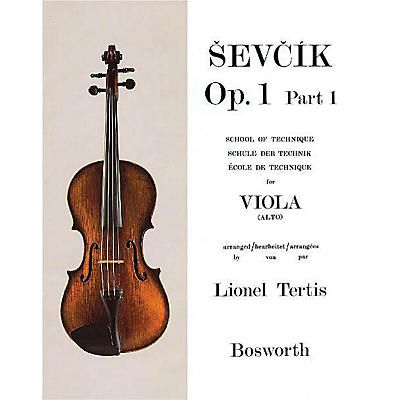 BOSWORTH Sevcik for Viola - Opus 1, Part 1 (School of Technique) Music Sales America Series by Otakar Sevcik