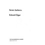 Novello Seven Anthems Composed by Edward Elgar