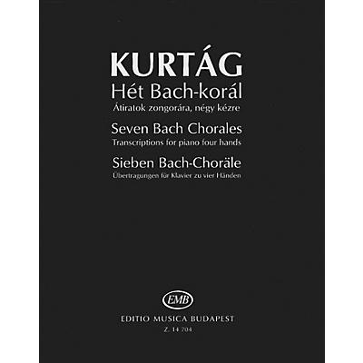 Editio Musica Budapest Seven Bach Chorales (Transcriptions for Piano, 4 Hands) EMB Series Softcover by Johann Sebastian Bach
