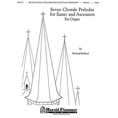 Shawnee Press Seven Chorale Preludes for Easter and Ascension Organ composed by Michael Bedford