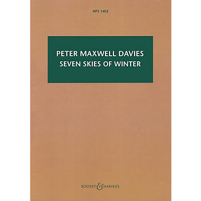 Boosey and Hawkes Seven Skies of Winter Boosey & Hawkes Scores/Books Series Softcover Composed by Peter Maxwell Davies