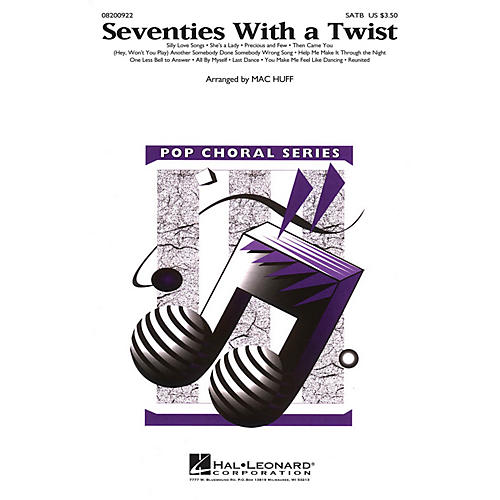 Hal Leonard Seventies with a Twist (Medley) SATB arranged by Mac Huff
