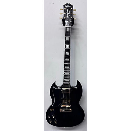 Epiphone Sg Custom Left Handed Solid Body Electric Guitar Ebony