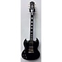 Used Epiphone Sg Custom Left Handed Solid Body Electric Guitar Ebony