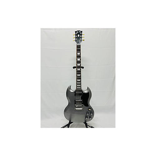 Gibson Sg Standard 61 Solid Body Electric Guitar Silver Sparkle