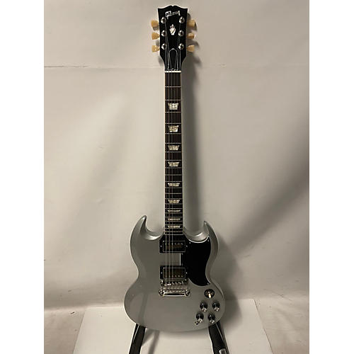 Gibson Sg Standard 61 Solid Body Electric Guitar silver mist