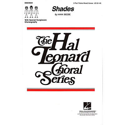 Hal Leonard Shades 2-Part composed by Hank Beebe