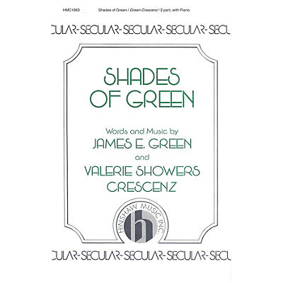Hinshaw Music Shades of Green SA composed by James Green
