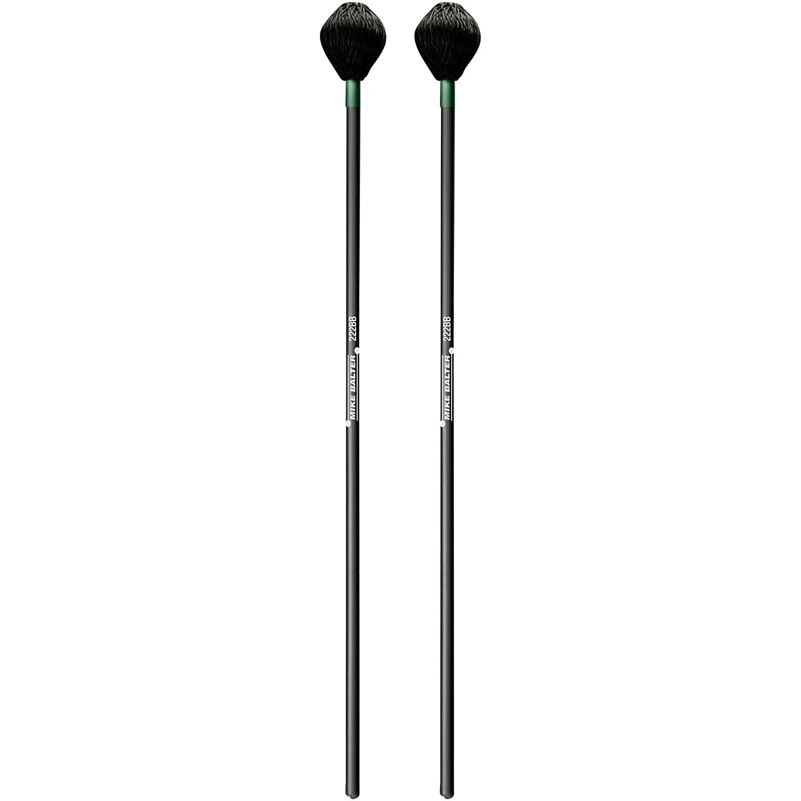 Mike Balter Shadow Series Black Birch Handle Marimba Mallets Black Cord ...