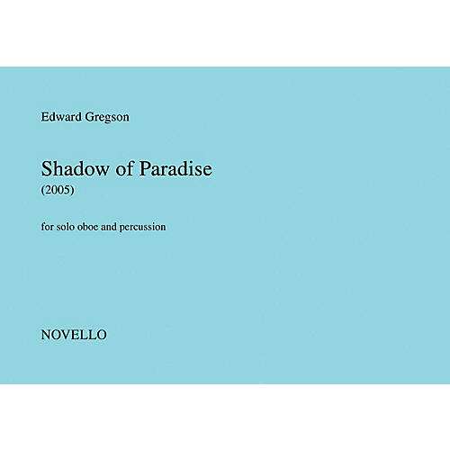 Shadow of Paradise Music Sales America Series Book by Edward Gregson