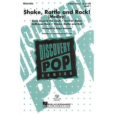 Hal Leonard Shake, Rattle and Rock! (Medley) 3-Part Mixed arranged by Roger Emerson