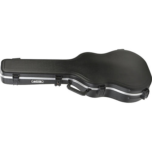 Shallow Roundback-Shaped Hardshell Acoustic Guitar Case