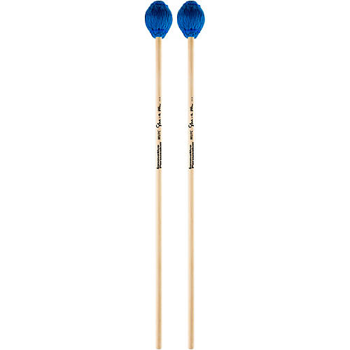 Innovative Percussion She-e Wu Series Birch Handle Marimba Mallets Extremely Hard Concerto Electric Blue Cord