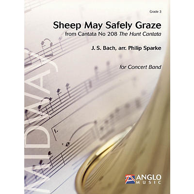 Anglo Music Press Sheep May Safely Graze (Grade 3 - Score Only) Concert Band Level 3 Arranged by Philip Sparke