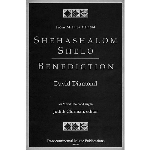 Transcontinental Music Shehashalom Shelo/Benediction SATB composed by David Diamond