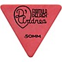 D'Andrea Shell Celluloid 355 Triangle Picks - One Dozen Red .50 mm