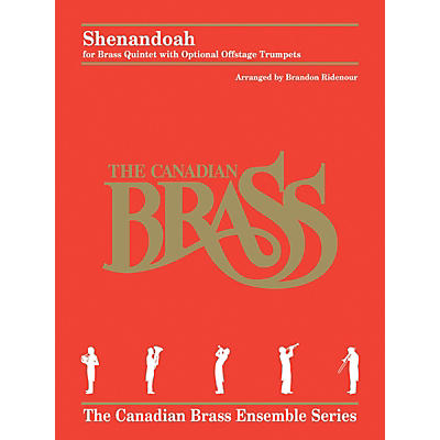 Hal Leonard Shenandoah Brass Ensemble Series by Traditional Arranged by Brandon Ridenour
