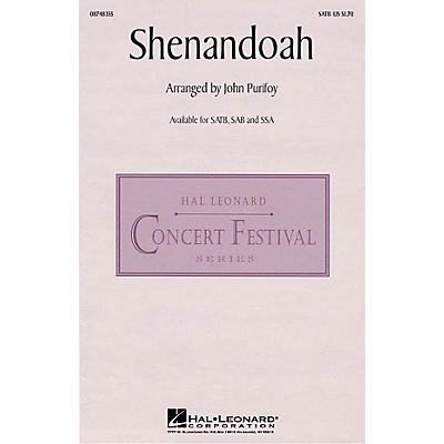 Hal Leonard Shenandoah SAB Arranged by John Purifoy