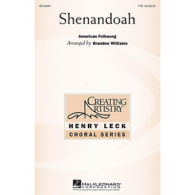 Hal Leonard Shenandoah TTB arranged by Brandon Williams
