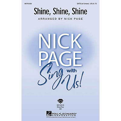 Hal Leonard Shine, Shine, Shine SATB (OPT UNISON) arranged by Nick Page
