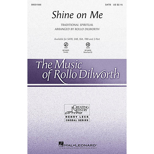 Hal Leonard Shine on Me SATB arranged by Rollo Dilworth