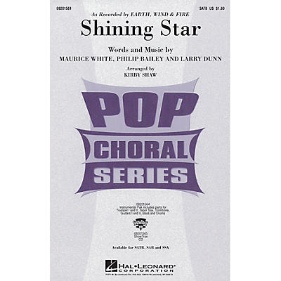 Hal Leonard Shining Star SATB by Earth, Wind & Fire arranged by Kirby Shaw