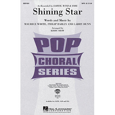 Hal Leonard Shining Star ShowTrax CD by Earth, Wind & Fire Arranged by Kirby Shaw