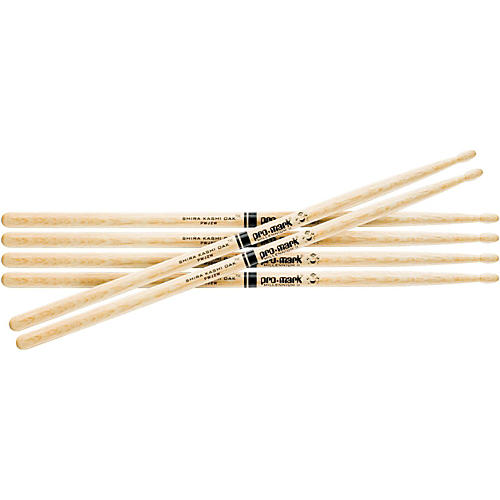 Shira Kashi Oak 5A Wood Tip Drum Sticks, Buy Two Get One Free