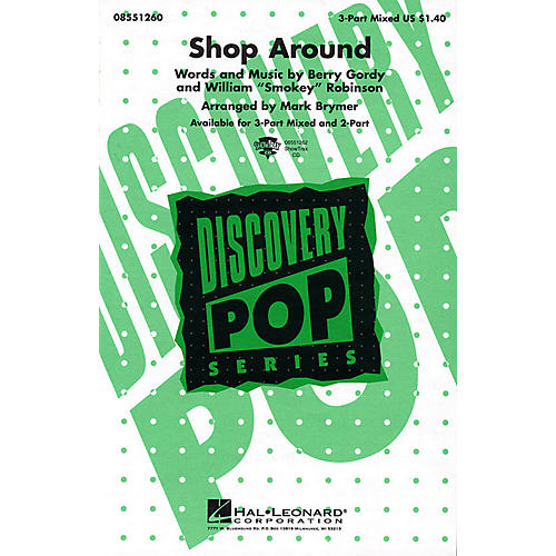 Hal Leonard Shop Around 3-Part Mixed arranged by Mark Brymer