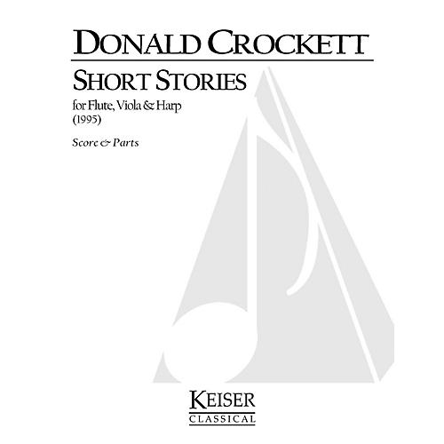 Lauren Keiser Music Publishing Short Stories for Flute, Viola and Harp LKM Music Series Composed by Donald Crockett