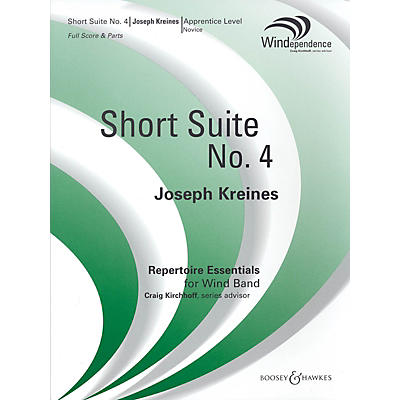 Boosey and Hawkes Short Suite No. 4 Concert Band Composed by Joseph Kreines