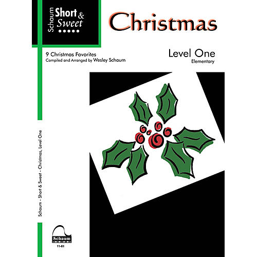 Short & Sweet: Christmas (Level 1 Elem Level) Educational Piano Book