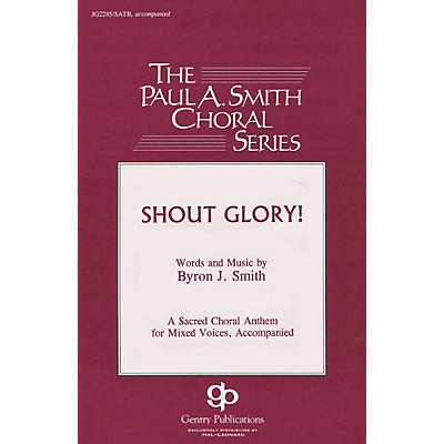 Gentry Publications Shout Glory! Accompaniment CD Composed by Byron Smith