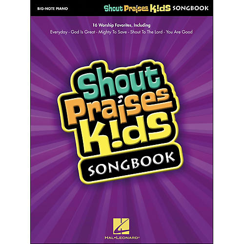 Shout Praises Kids Songbook for Big Note Piano