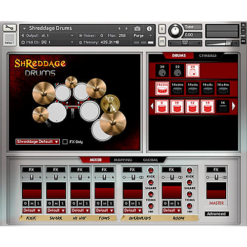Impact Soundworks Shreddage Drums (Download)