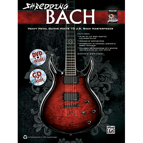 Shredding Bach Book, CD & DVD