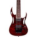 B.C. Rich Shredzilla 8 Prophecy Archtop with Floyd Rose Electric Guitar Spalted MapleBlack Cherry