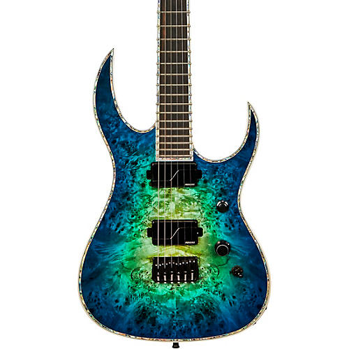 B.C. Rich Shredzilla Extreme Electric Guitar Condition 1 - Mint Cyan Blue
