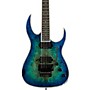 B.C. Rich Shredzilla Prophecy Archtop with Floyd Rose Electric Guitar Cyan Blue