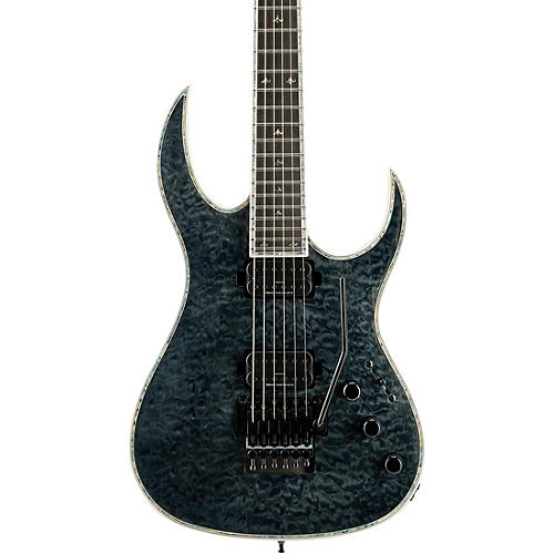 B.C. Rich Shredzilla Prophecy Archtop with Floyd Rose Electric Guitar Trans Black