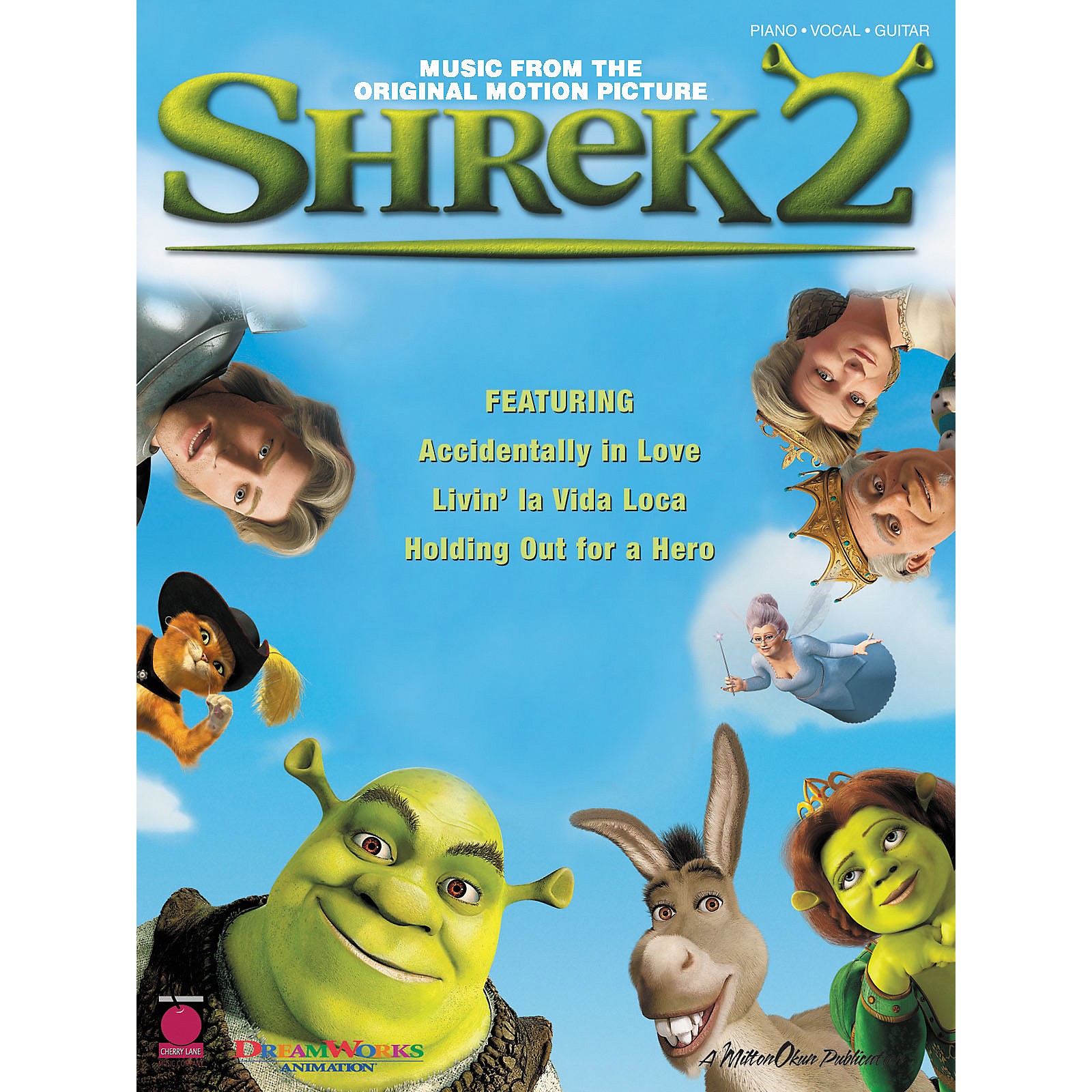 Cherry Lane Shrek 2 Piano, Vocal, Guitar Songbook | Musician's Friend