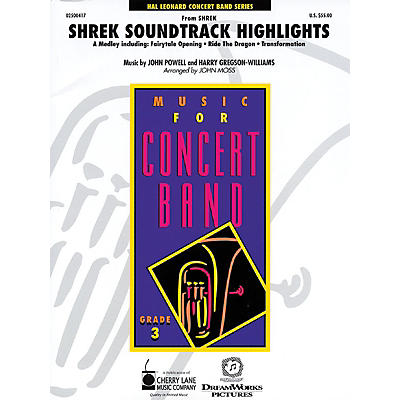 Cherry Lane Shrek Soundtrack Highlights - Young Concert Band Level 3 by John Moss