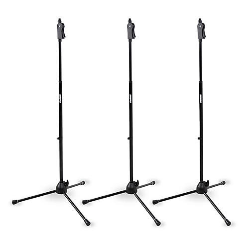 Shure Shure Deluxe Tripod Mic Stand With One-Handed Pistol Grip 3-Pack