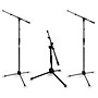 Shure Shure Low-Profile Mic Stand, Two Telescoping Boom Mic Stands Set