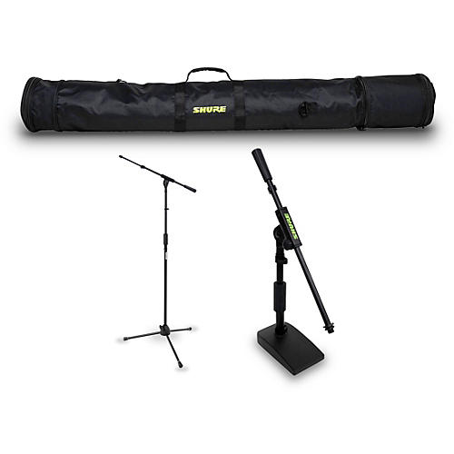 Shure Shure Low Profile and Tripod Mic Stand Set With Carrying Bag