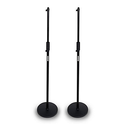 Shure Shure Round 10" Base Mic Stand With Standard Height-Adjustable Twist Clutch 2-Pack