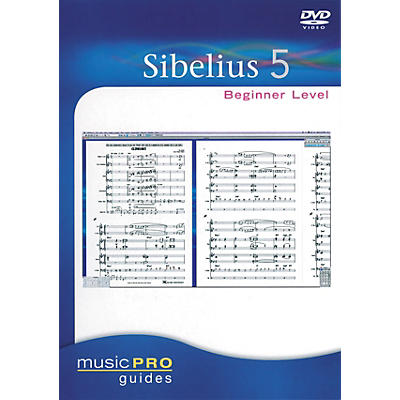 Hal Leonard Sibelius 5 Beginner Level - Music Pro Guides Series (DVD)