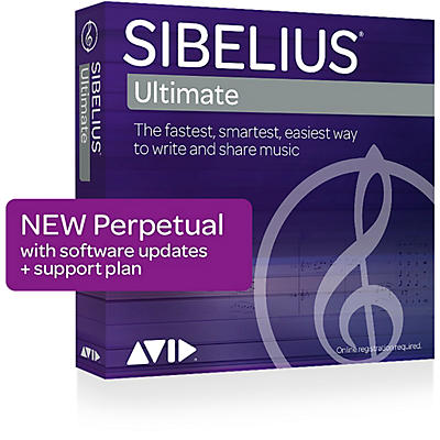 Avid Sibelius Ultimate NEW Perpetual License with 1-Year of Updates + Support (Download)